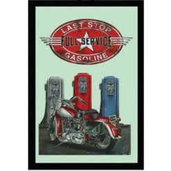 NEW YORK USA Miroir Rectangulaire Sérigraphié Usa