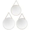 MIRRORS AND MORE Gloria - Set De 3 Miroirs Ronds - Or - 35x35cm - Or -Miroir Soldes Boutique 62327416 1