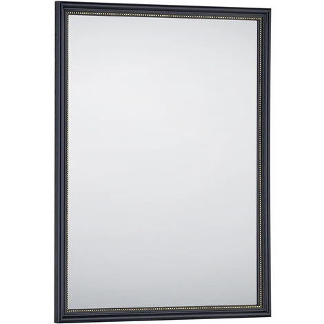 MIRRORS AND MORE Elenor - Miroir Avec Cadre - Noir/Or - 34x45cm - Noir/Or 3 MIRRORS AND MORE Elenor - Miroir Avec Cadre - Noir/Or - 34x45cm - Noir/Or