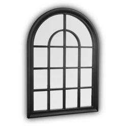 MIRRORS AND MORE Fibi - Miroir Décoratif - Noir - 50x70cm - Noir