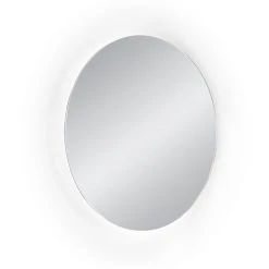 MIRRORS AND MORE Franzi - Miroir Avec LED - Ø60cm - Argenté