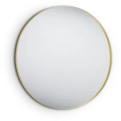 MIRRORS AND MORE Britney - Miroir Avec Cadre - Or - Ø 80cm - Or