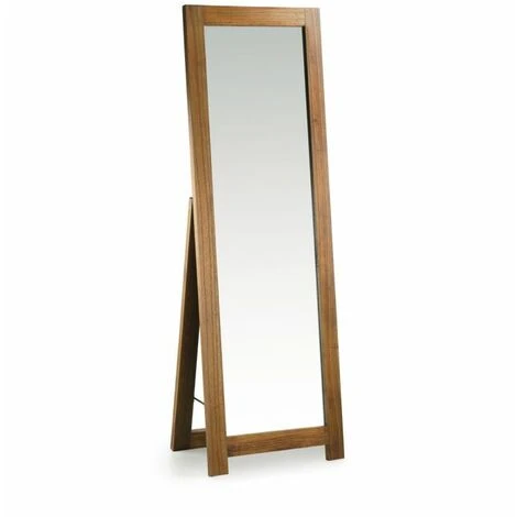 DéCORATION D'AUTREFOIS Miroir Sur Pied Bois Marron 50x6x160cm - Marron 3 DéCORATION D'AUTREFOIS Miroir Sur Pied Bois Marron 50x6x160cm - Marron