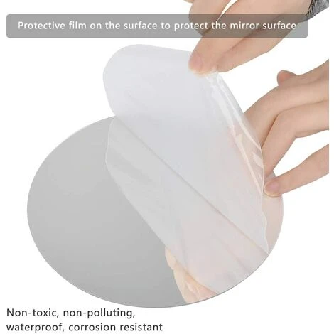 ENLENK 36 Feuilles Miroir Décoratif Moderne En Acrylique, Miroir Autocollant Décoratifs Stickers Muraux Ronds Au Design Moderne Miroir Mural Pour Salon Et Chambre Decoration, 6 Tailles 5 ENLENK 36 Feuilles Miroir Décoratif Moderne En Acrylique, Miroir Autocollant Décoratifs Stickers Muraux Ronds Au Design Moderne Miroir Mural Pour Salon Et Chambre Decoration, 6 Tailles – Image 3