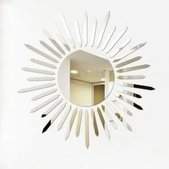 ENLENK 3 Pièces Miroir Mural, Miroir Décoratif, Miroir Autocollant Mural, Décoration Petit Murale Miroir, Pour Salon, Chambre à Coucher Et Salle De Bain, Décoration Murale, Argentée 9 ENLENK 3 Pièces Miroir Mural, Miroir Décoratif, Miroir Autocollant Mural, Décoration Petit Murale Miroir, Pour Salon, Chambre à Coucher Et Salle De Bain, Décoration Murale, Argentée -Miroir Soldes Boutique 63476258 3