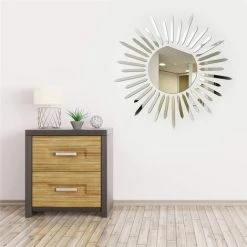 ENLENK 3 Pièces Miroir Mural, Miroir Décoratif, Miroir Autocollant Mural, Décoration Petit Murale Miroir, Pour Salon, Chambre à Coucher Et Salle De Bain, Décoration Murale, Argentée 10 ENLENK 3 Pièces Miroir Mural, Miroir Décoratif, Miroir Autocollant Mural, Décoration Petit Murale Miroir, Pour Salon, Chambre à Coucher Et Salle De Bain, Décoration Murale, Argentée -Miroir Soldes Boutique 63476258 4