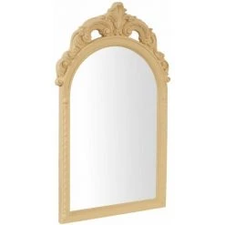 BISCOTTINI MIROIR MURAL EN BOIS BRUT FABRIQUÉ EN ITALIE -Miroir Soldes Boutique 63582055 3