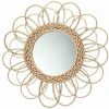 PERLE RARE Rotin Miroir Suspendu - Boho Miroir Decoration Murale - Miroir Pour Appartement, Salon, Chambre à Coucher, Décoration De La Maison Moderne -Miroir Soldes Boutique 63733233 1