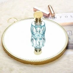 PERLE RARE Cadre En Métal Mur Rond Miroir Suspendu Décoratif Miroir Maquillage Miroir Vanité Miroir Pour Salle De Bain Salon Chambre (Or) 10 PERLE RARE Cadre En Métal Mur Rond Miroir Suspendu Décoratif Miroir Maquillage Miroir Vanité Miroir Pour Salle De Bain Salon Chambre (Or) -Miroir Soldes Boutique 63733475 4