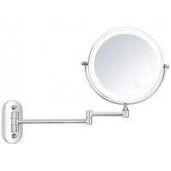 PERLE RARE Miroir Mural Pour Maquillage Miroir Grossissant éclairage LED