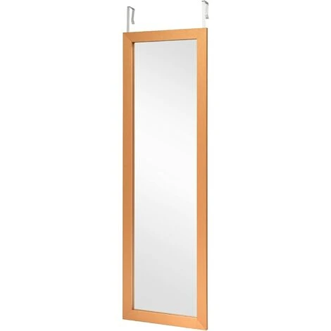 GIANTEX Miroir Mural Rectangulaire, Grand Miroir Suspendu, Miroir Porte Elégant Avec 2 Crochets, Pour Chambre, Salon, Salle De Bain 120 X 37 Cm (Doré) 3 GIANTEX Miroir Mural Rectangulaire, Grand Miroir Suspendu, Miroir Porte Elégant Avec 2 Crochets, Pour Chambre, Salon, Salle De Bain 120 X 37 Cm (Doré)