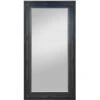 BOITE A DESIGN Miroir Noir Rectangulaire Elena à Frise Décorative - Noir -Miroir Soldes Boutique 63788646 1