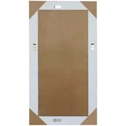 BOITE A DESIGN Miroir Noir Rectangulaire Elena à Frise Décorative - Noir -Miroir Soldes Boutique 63788646 5