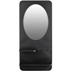 BOITE A DESIGN Miroir Design Pascal Et Rangements - Boite à Design - Noir