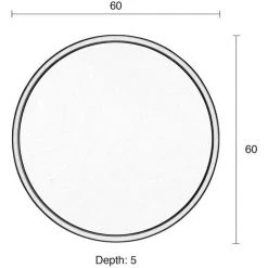 ZUIVER Miroir Déco Bandit - Laiton -Miroir Soldes Boutique 63788757 4