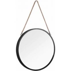 BOITE A DESIGN Miroir Nina à Cadre à Accrocher - Noir -Miroir Soldes Boutique 63789035 3