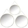 BOITE A DESIGN Trois Mirois à Chaîne Cora - Or -Miroir Soldes Boutique 63789119 1