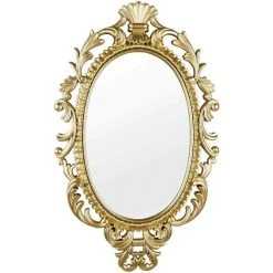 BOITE A DESIGN Miroir Antique De Couleur Or - Or