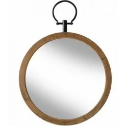 REDCARTEL Grand Miroir En Bois Flint - Boite à Design - Bois