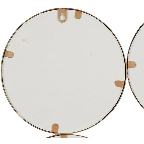 COTE TABLE Miroir Art Déco Doré 71x71 Cm - Doré 5 COTE TABLE Miroir Art Déco Doré 71x71 Cm - Doré – Image 3