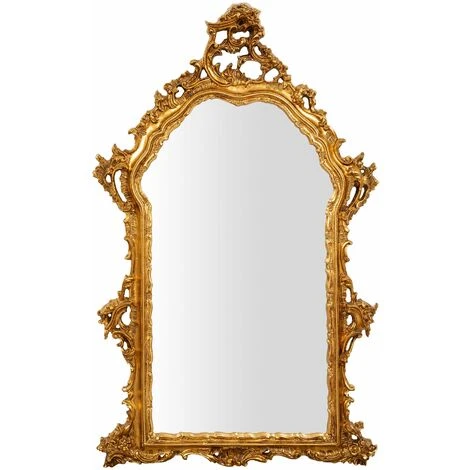 BISCOTTINI MIROIR MURAL EN BOIS AVEC FINITION FEUILLE D'OR ANTIQUE FABRIQUÉ EN ITALIE 3 BISCOTTINI MIROIR MURAL EN BOIS AVEC FINITION FEUILLE D'OR ANTIQUE FABRIQUÉ EN ITALIE