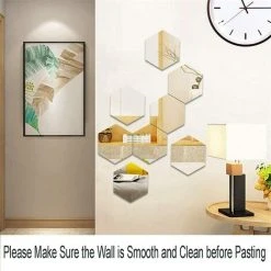 PESCE Miroirs Muraux Autocollant, 12 Pièces Miroir Acrylique Stickers Amovible Hexagone Mural Miroir Stickers Pour TV Fond Décoration Chambre Entrée Salon 10 PESCE Miroirs Muraux Autocollant, 12 Pièces Miroir Acrylique Stickers Amovible Hexagone Mural Miroir Stickers Pour TV Fond Décoration Chambre Entrée Salon -Miroir Soldes Boutique 63869790 4