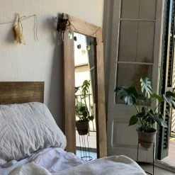 Miroir Mural Et Corps Entier HANNUN Amarie, Fir De Sapin Solide Origine Durable, Style Rustique Méditerranéen, Couleur De Noix âgée - 165 X 65 Cm 9 Miroir Mural Et Corps Entier HANNUN Amarie, Fir De Sapin Solide Origine Durable, Style Rustique Méditerranéen, Couleur De Noix âgée - 165 X 65 Cm -Miroir Soldes Boutique 64116773 3