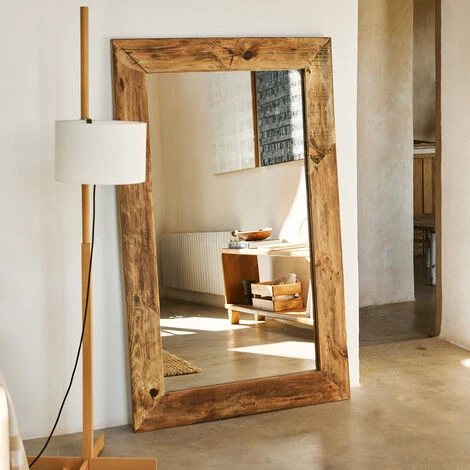 HANNUN Gigant Mur Et Miroir Du Corps, Bois Récupéré, Style Rustique Extra-grand - 100 X 160 Cm 3 HANNUN Gigant Mur Et Miroir Du Corps, Bois Récupéré, Style Rustique Extra-grand - 100 X 160 Cm – Image 2