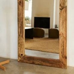 HANNUN Gigant Mur Et Miroir Du Corps, Bois Récupéré, Style Rustique Extra-grand - 100 X 160 Cm 8 HANNUN Gigant Mur Et Miroir Du Corps, Bois Récupéré, Style Rustique Extra-grand - 100 X 160 Cm -Miroir Soldes Boutique 64116836 3