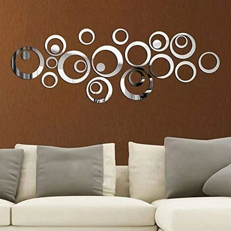 ARC-EN-CIéL Stickers Muraux,Sticker Mural Rond Amovible Autocollant Mural Autocollant Acrylique Miroir Réglage Pour La Maison Salon Chambre Décor (24 Pièces) Arcenciél 4 ARC-EN-CIéL Stickers Muraux,Sticker Mural Rond Amovible Autocollant Mural Autocollant Acrylique Miroir Réglage Pour La Maison Salon Chambre Décor (24 Pièces) Arcenciél – Image 2