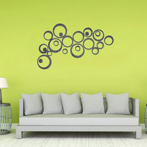 ARC-EN-CIéL Stickers Muraux,Sticker Mural Rond Amovible Autocollant Mural Autocollant Acrylique Miroir Réglage Pour La Maison Salon Chambre Décor (24 Pièces) Arcenciél 5 ARC-EN-CIéL Stickers Muraux,Sticker Mural Rond Amovible Autocollant Mural Autocollant Acrylique Miroir Réglage Pour La Maison Salon Chambre Décor (24 Pièces) Arcenciél – Image 3