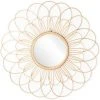 MONLY Miroir Mural Décoratif Rond Mele, Rotin, Rotin Naturel, Ethnique, Style Nordique, Pour Salle De Bain Ou Entrée, Couleur Naturelle, 59x59x2 Cm 2 MONLY Miroir Mural Décoratif Rond Mele, Rotin, Rotin Naturel, Ethnique, Style Nordique, Pour Salle De Bain Ou Entrée, Couleur Naturelle, 59x59x2 Cm -Miroir Soldes Boutique 64453557 1