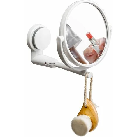 PERLE RARE Miroir Mural à Ventouse Pour Salle De Bain - Miroir De Maquillage à Suspendre Au Mur - Double Face Réglable à 360° - Miroir De Bureau 5 PERLE RARE Miroir Mural à Ventouse Pour Salle De Bain - Miroir De Maquillage à Suspendre Au Mur - Double Face Réglable à 360° - Miroir De Bureau – Image 3