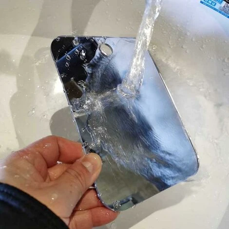 PERLE RARE Miroir De Rasage De Douche Antibuée - Conception Ne Permettant Pas La Moindre Trace De Buée - Ne Se Détache Pas Du Mur 7 PERLE RARE Miroir De Rasage De Douche Antibuée - Conception Ne Permettant Pas La Moindre Trace De Buée - Ne Se Détache Pas Du Mur – Image 5