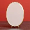 Miroir Ovale à Poser Chehoma 17x13cm - Doré -Miroir Soldes Boutique 64512164 1