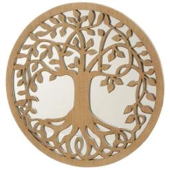 ZEN ET ETHNIQUE Miroir Arbre De Vie En Bois