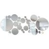 MERéTéET Autocollant Mural De Miroir Cercle Rond De Décoration Domicile Sticker Mural Miroir Stéréo Acrylique Argent Lot De 32，KoleZy -Miroir Soldes Boutique 64566084 1