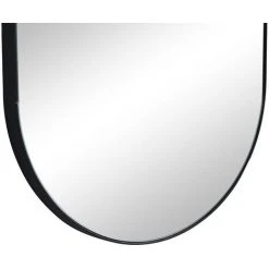 OZAIA Miroir Mural Ovale En Métal - L. 40 X H. 140 Cm - Noir - ONIKAL - Noir -Miroir Soldes Boutique 64734839 4