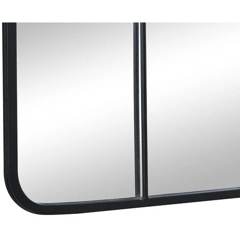 OZAIA Miroir Fenêtre Industriel En Métal - L. 60 X H. 140 Cm - Noir - SCIARA - Noir 6 OZAIA Miroir Fenêtre Industriel En Métal - L. 60 X H. 140 Cm - Noir - SCIARA - Noir – Image 4