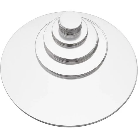 Miroir Mural 32 Pièces Autocollant Mural De Miroir Cercle Rond De Décoration Domicile 56Vingt 6 Miroir Mural 32 Pièces Autocollant Mural De Miroir Cercle Rond De Décoration Domicile 56Vingt – Image 4