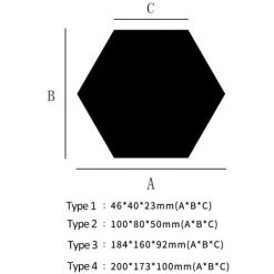 TANCYCO Feuilles De Miroir Hexagonales Réfléchissantes Flexibles Carreaux De Miroir Auto-adhésifs Autocollants De Miroir Sans Verre Pour La Décoration De La Maison Usage Quotidien Salon Comptoir De Salle De Bain 9 TANCYCO Feuilles De Miroir Hexagonales Réfléchissantes Flexibles Carreaux De Miroir Auto-adhésifs Autocollants De Miroir Sans Verre Pour La Décoration De La Maison Usage Quotidien Salon Comptoir De Salle De Bain -Miroir Soldes Boutique 65002358 3