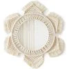 ILOVEMILAN Miroir Mural Suspendu Avec Franges En Macramé Rond Boho Mirror Art Decor Pour Appartement Salon Chambre Bébé Crèche Dortoir Entrées, Ivoire 2 ILOVEMILAN Miroir Mural Suspendu Avec Franges En Macramé Rond Boho Mirror Art Decor Pour Appartement Salon Chambre Bébé Crèche Dortoir Entrées, Ivoire -Miroir Soldes Boutique 65216001 1