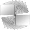 DONTODENT 18pcs Miroir Brique Adhésif Miroir Autocollant Miroir Mural 1 DONTODENT 18pcs Miroir Brique Adhésif Miroir Autocollant Miroir Mural -Miroir Soldes Boutique 65601438 1