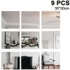 HKLFFJA Amovible Acrylique Miroir Réglage Autocollant Mural Décalcomanie Bricolage Décoration Moderne Pour La Maison Salon Chambre Décor -Miroir Soldes Boutique 65747921 1