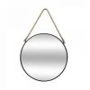 EASY Miroir Metal Ronde Corde Nr D38, Noir -Miroir Soldes Boutique 65776403 1