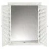 EASY Miroir Volets Blanche 50x65, Blanc -Miroir Soldes Boutique 65776917 1