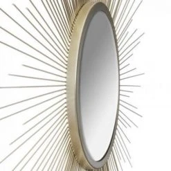 EASY Miroir Metal Soleil Bombe Or D70, Or -Miroir Soldes Boutique 65779811 2