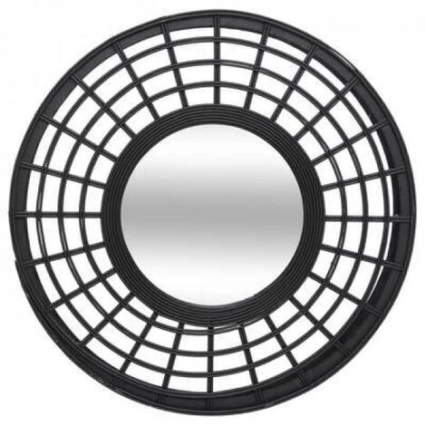 EASY Miroir Bambou Relief D56, Noir 3 EASY Miroir Bambou Relief D56, Noir