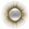 EASY Miroir Metal Soleil D58 Or, Or -Miroir Soldes Boutique 65780585 1