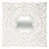 EASY Miroir Mdf Sculpte 58x58 Fanny, Blanc 1 EASY Miroir Mdf Sculpte 58x58 Fanny, Blanc -Miroir Soldes Boutique 65781016 1